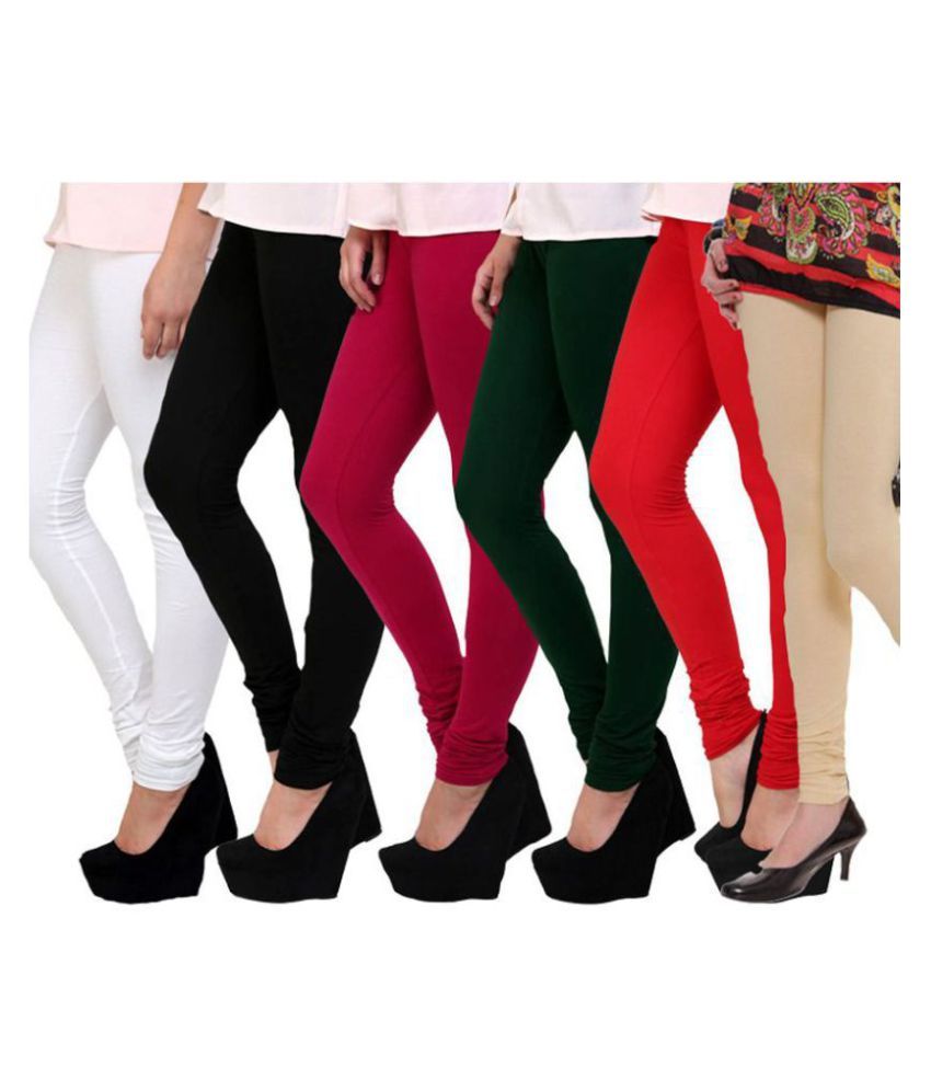     			Famaya Cotton Pack of 6 Leggings