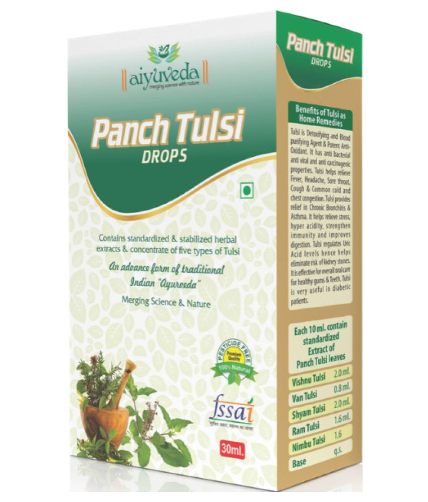 Aiyuveda Punch Tulsi Drops Pack Of Liquid Ml Buy Aiyuveda Punch