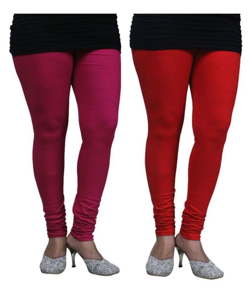     			FnMe Cotton Lycra Pack of 2 Leggings
