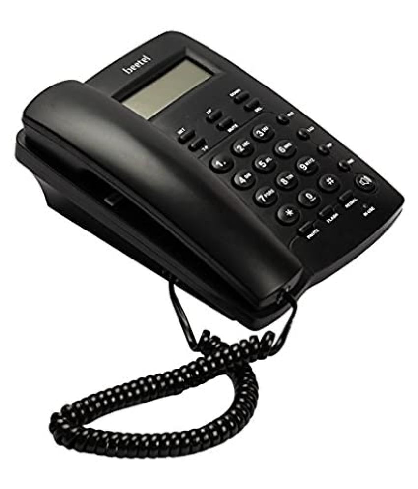 Buy Beetel M56 Corded Landline Phone ( Black ) Online at Best Price in