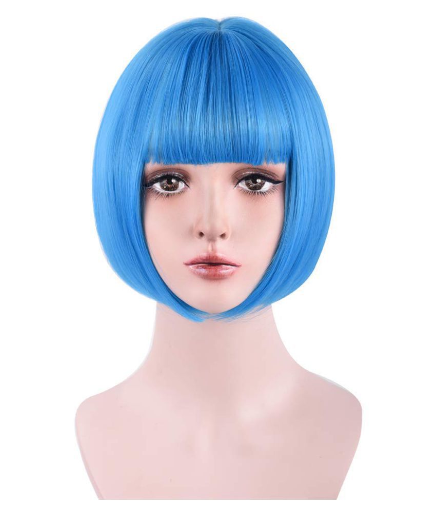 Hippity Hop Ladies Girls Long Straight Hair Wig for Styling / Party Favour  - Free Size, for Girls (Blue) - Buy Hippity Hop Ladies Girls Long Straight  Hair Wig for Styling /