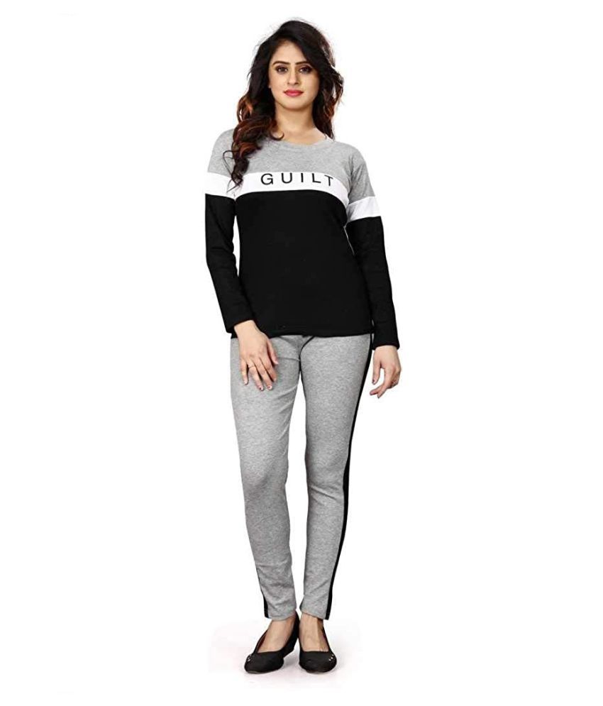 ladies cotton tracksuit