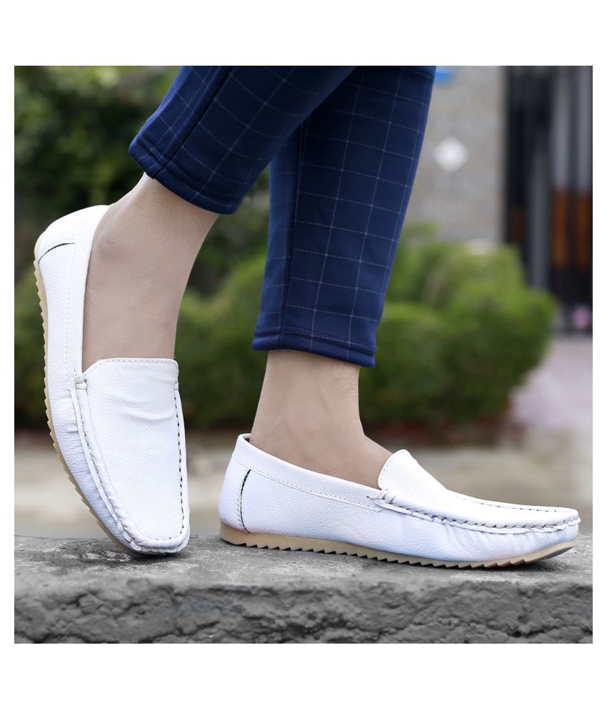 ZXYZO White Loafers - Buy ZXYZO White Loafers Online at Best Prices in India on Snapdeal