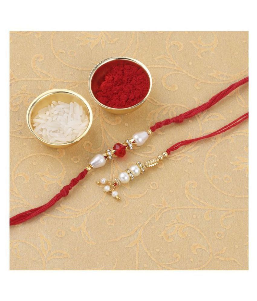     			Rakhi & Pooja Accessories Multicolour Pack of 2