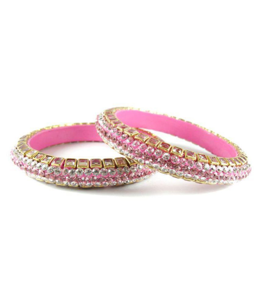 Sukriti Pink Bangles Set Of 2 Buy Sukriti Pink Bangles Set Of 2 Online In India On Snapdeal 3863