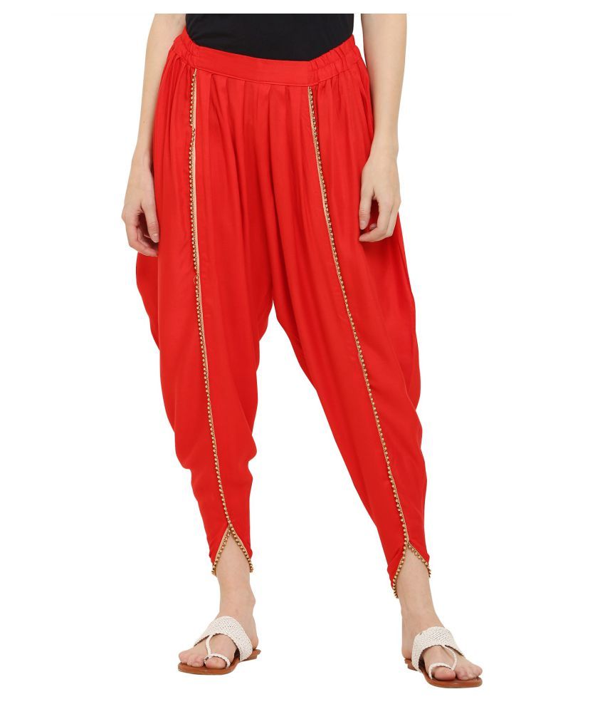 rayon dhoti pants
