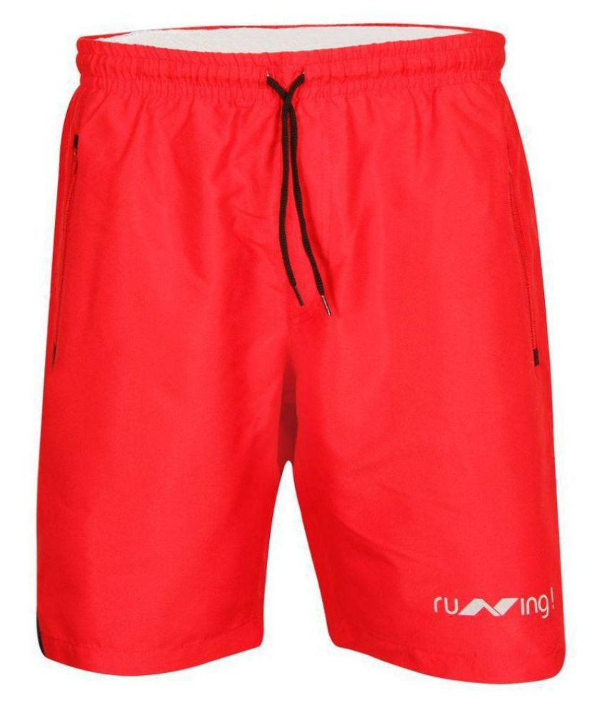 Nivia Red Running Shorts-n2037m8: Buy 
