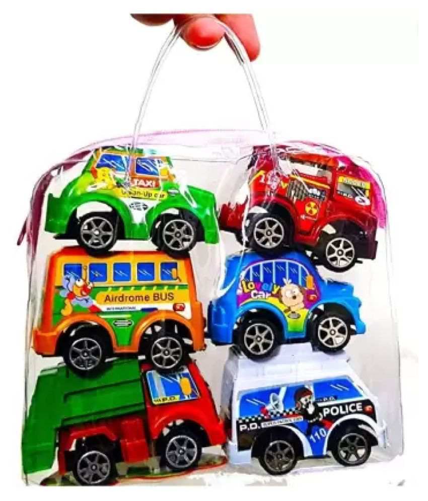 ABS Plastic Unbreakable City Toy small Cartoon Car for Kid