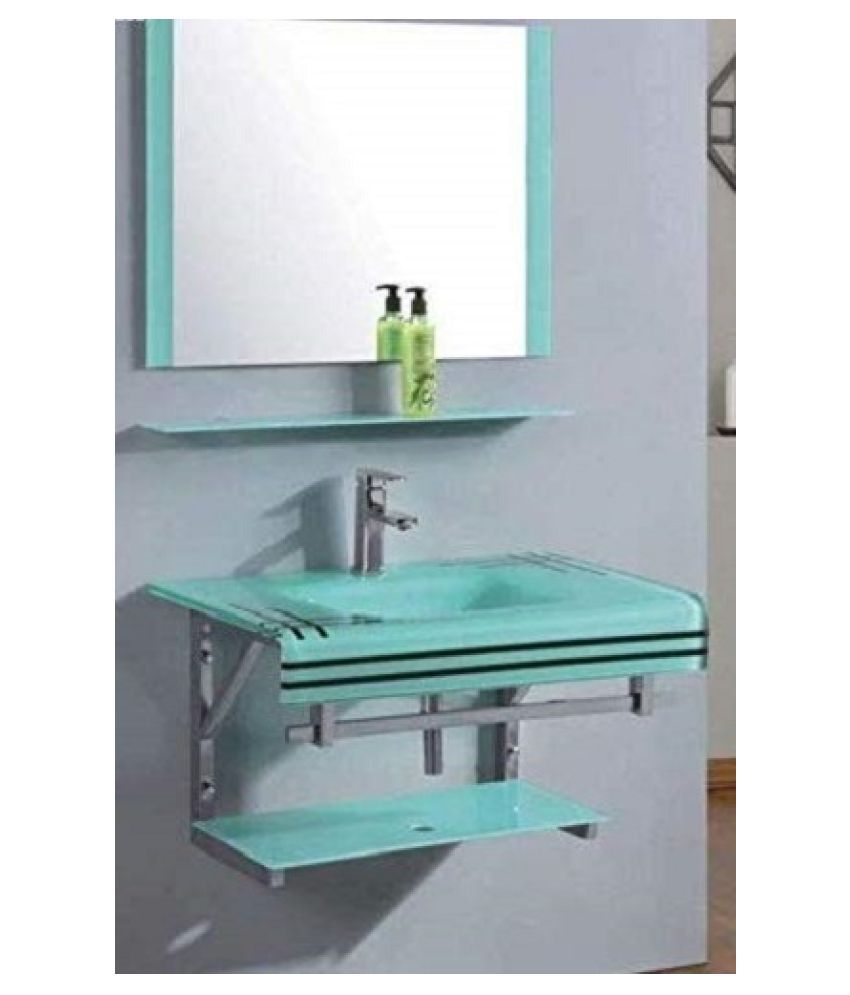 glass vanity wash basin