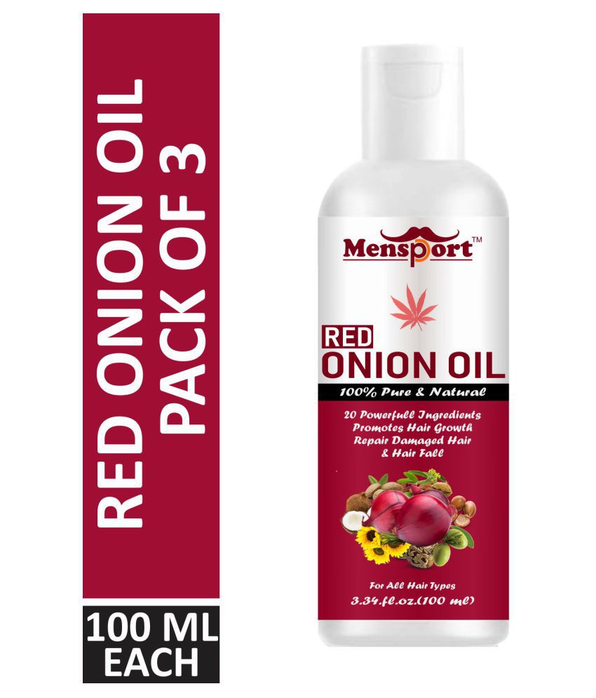     			Mensport RED ONION OIL- Hair Regrowth Oil 100 mL