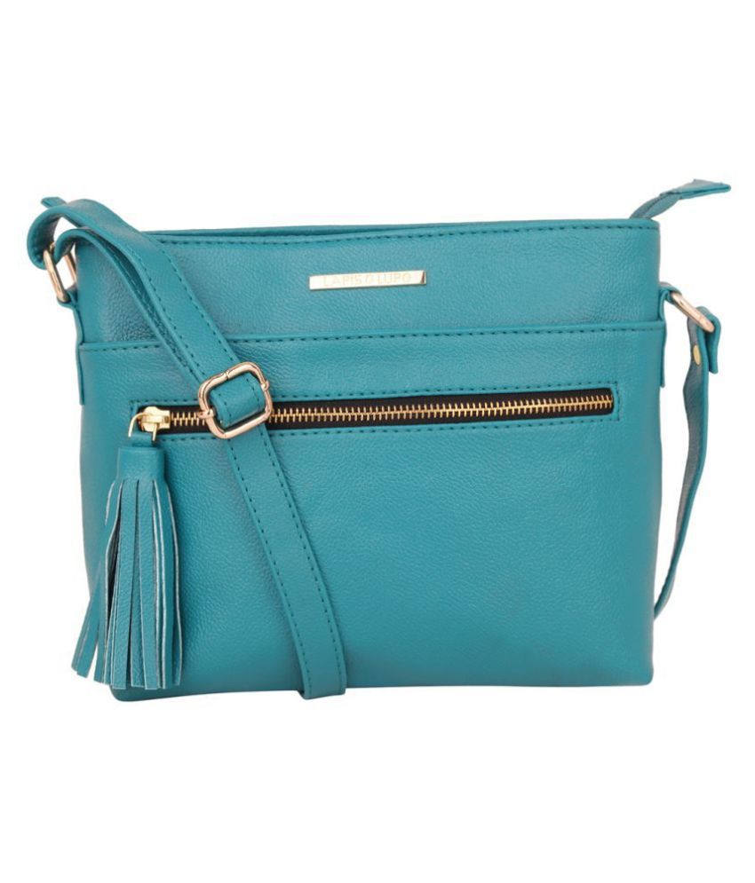 leatherette sling bag