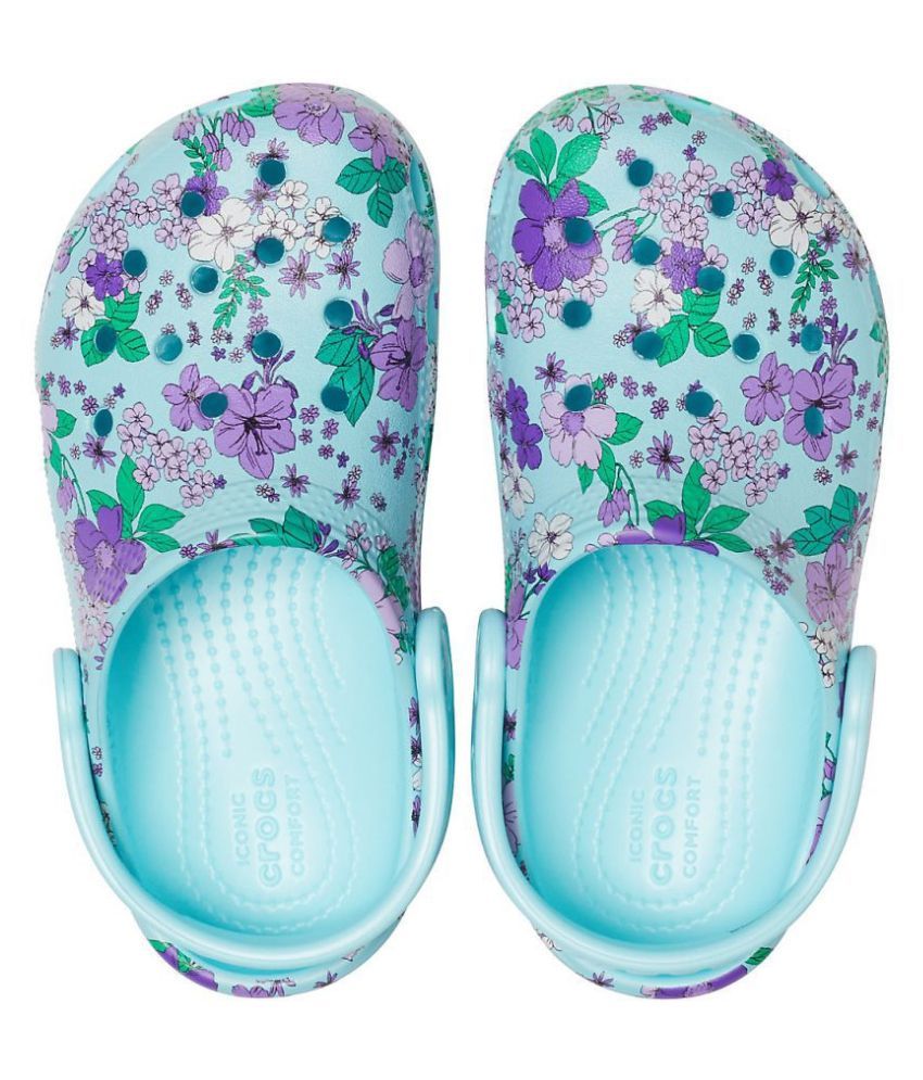 crocs blue womens