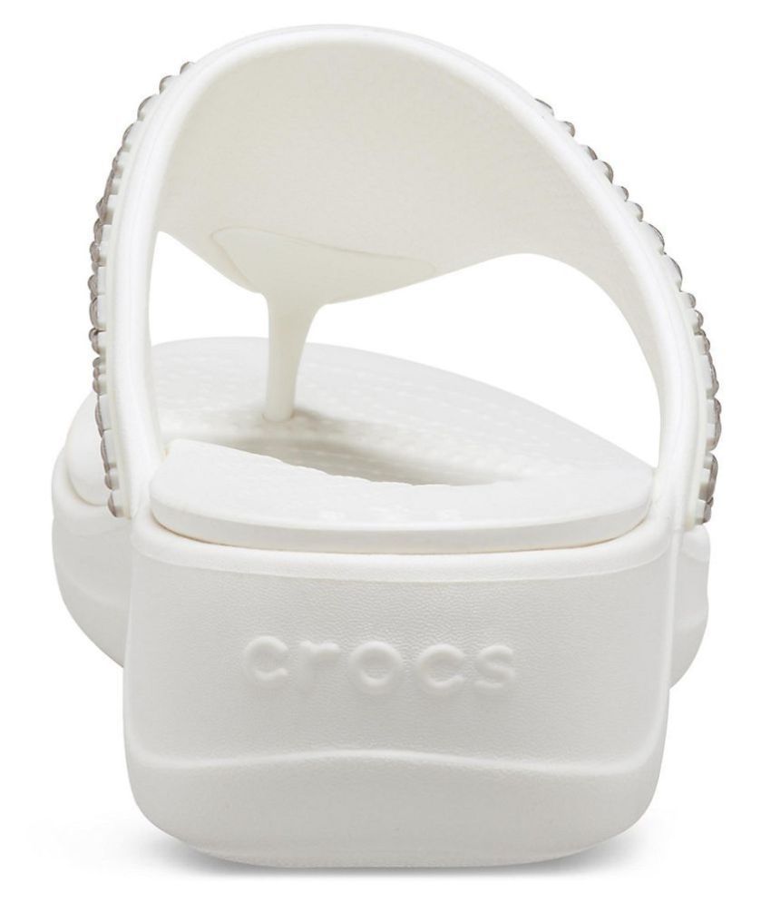 Crocs White Wedges Heels Price in India- Buy Crocs White Wedges Heels Online at Snapdeal