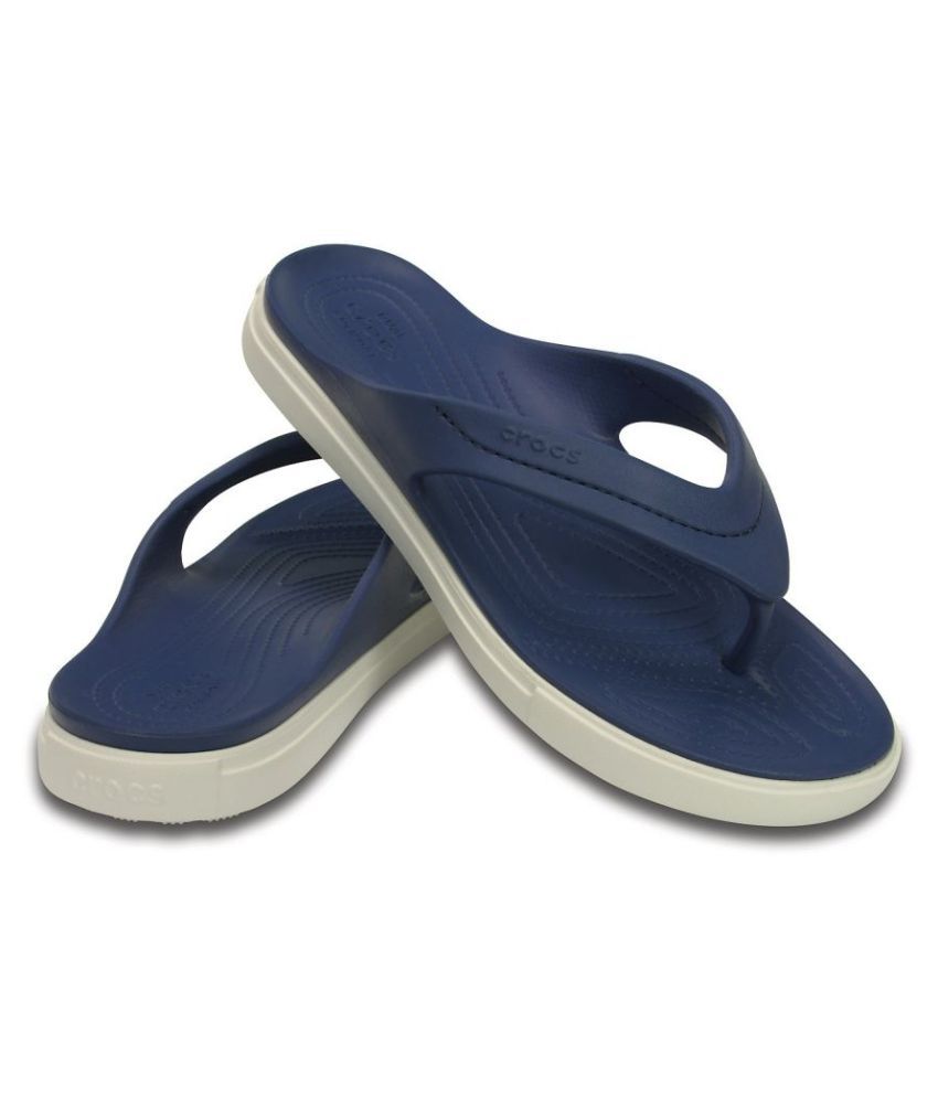 Crocs Blue Thong Flip Flop Price in India- Buy Crocs Blue Thong Flip ...