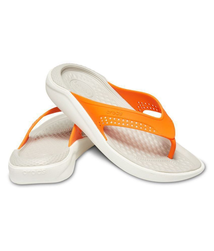 Crocs Orange Thong Flip Flop Price in India- Buy Crocs Orange Thong Flip Flop Online at Snapdeal