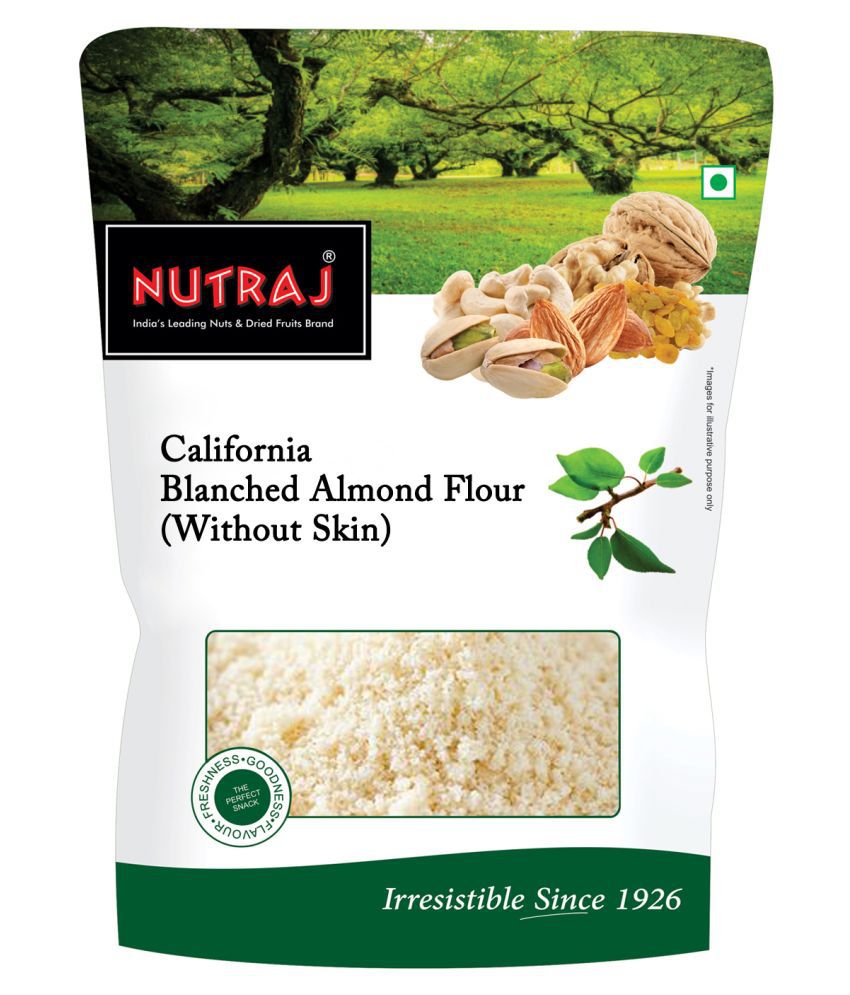 Nutraj California Blanched Almond Flour (Without Skin) 200 gm