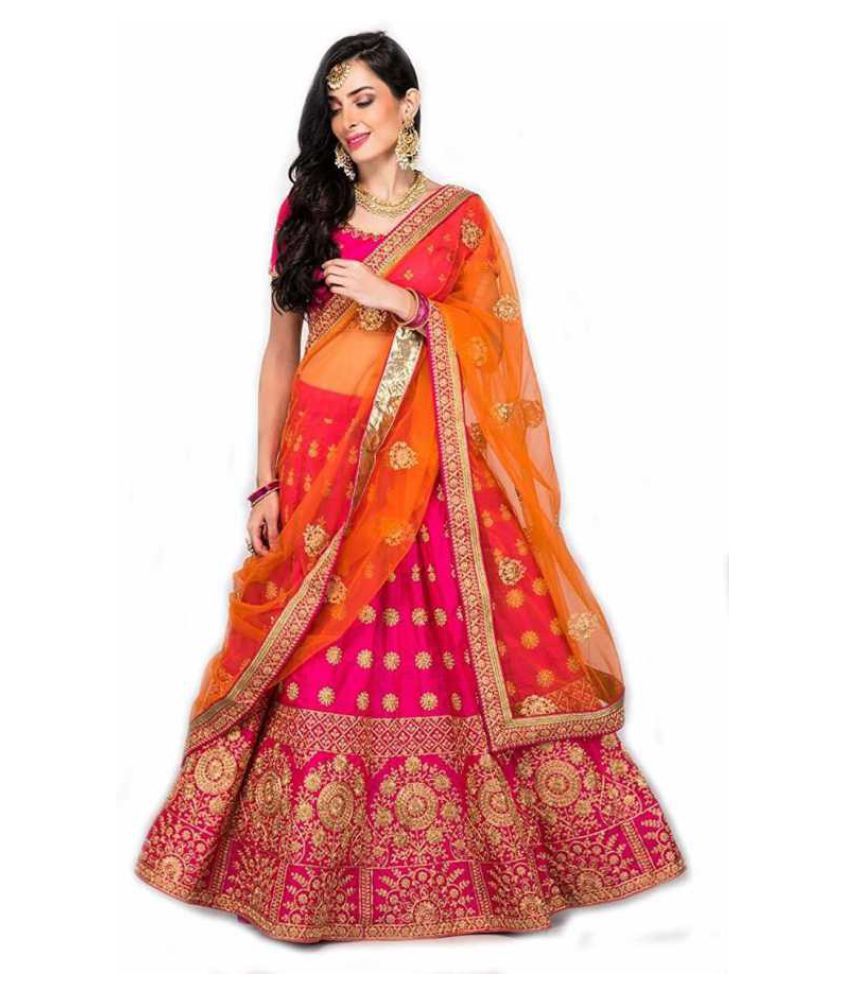 Pin on golden blouses with red lehengas
