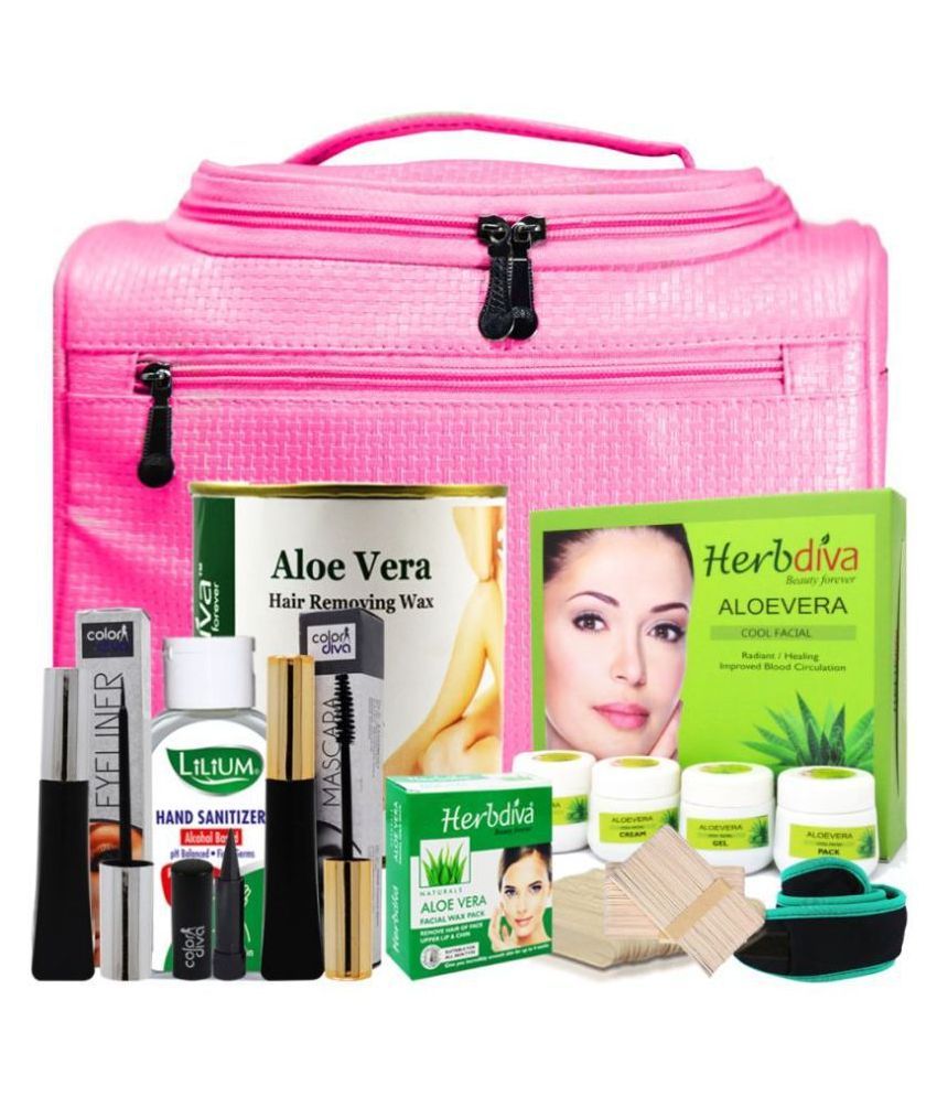 Adbeni Stylish Makeup Combo Kit With Makeup Bag, (GC1281), Facial Kit