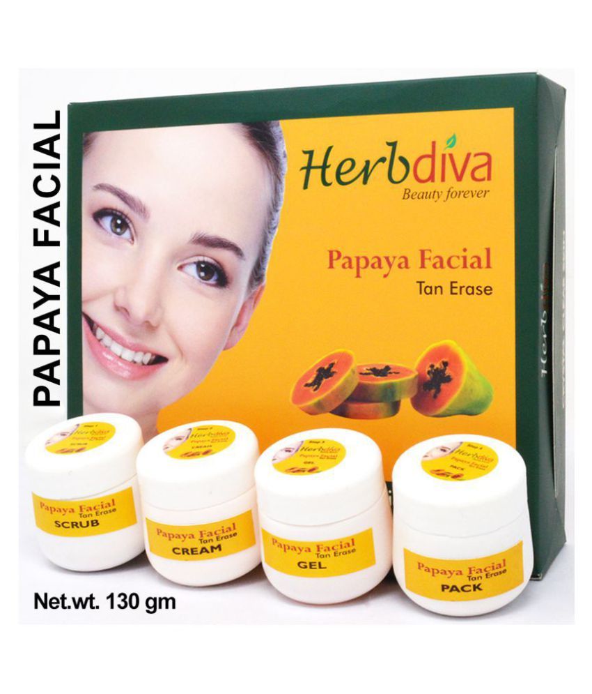 Herbdiva Papaya Facial Kit 130 g Buy Herbdiva Papaya Facial Kit 130 g