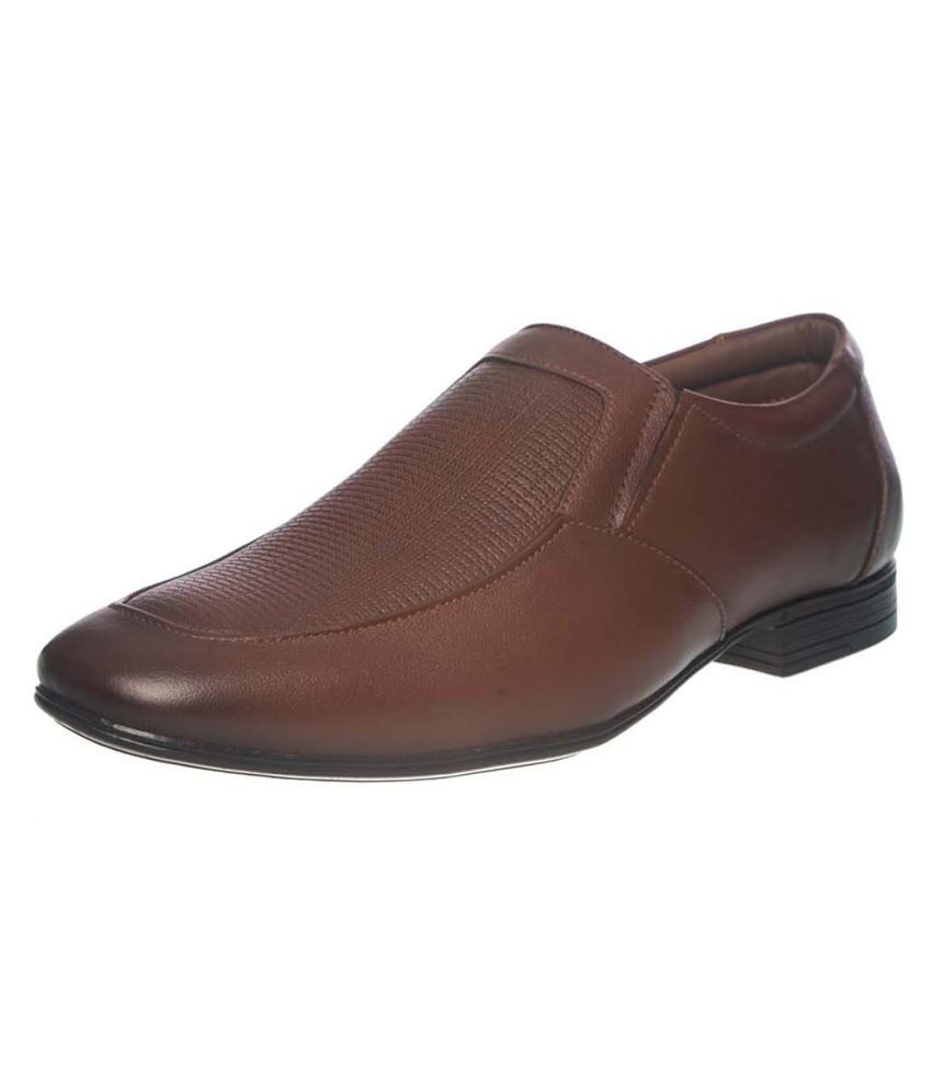 khadim brown formal shoes