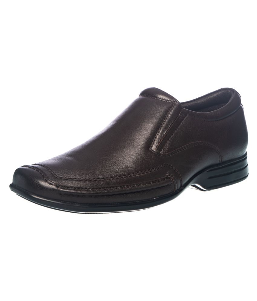 khadim brown formal shoes