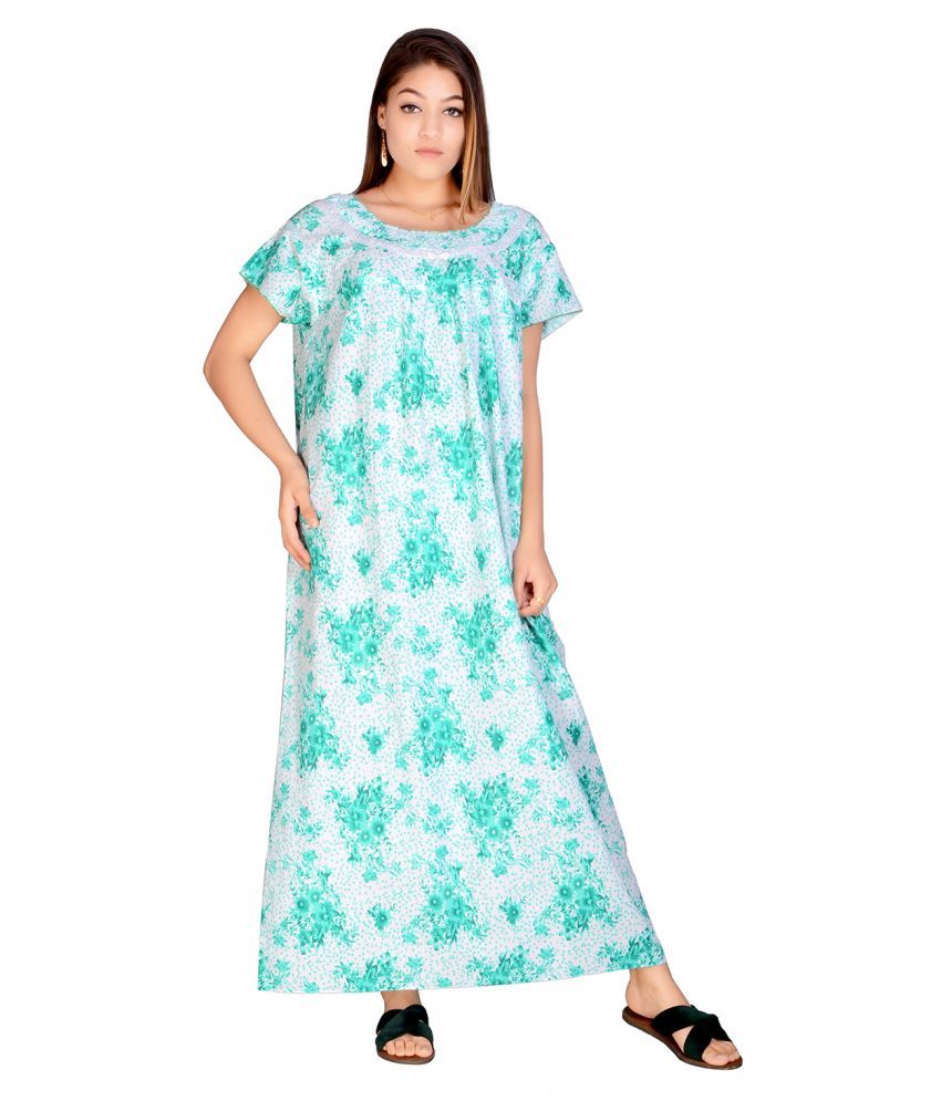 indian cotton night gowns