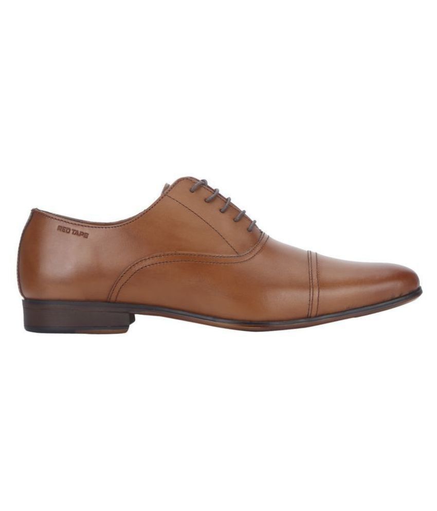 red tape oxford shoes in patent leather