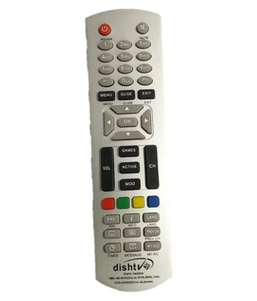 Buy Emm Emm Zanega Iv Dish Tv Dth Remote Compatible With Dish Tv Set Top Box Zanega Iv Online At Best Price In India Snapdeal