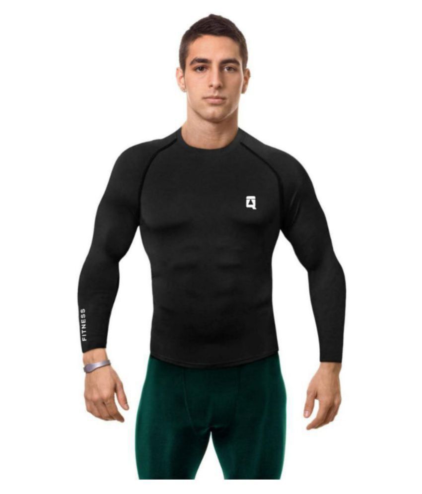     			QUADA Compression T-Shirt, Top Full Sleeve Plain Athletic Fit Multi Sports Cycling, Cricket, Football, Badminton, Gym, Fitness & Other Outdoor Inner Wear