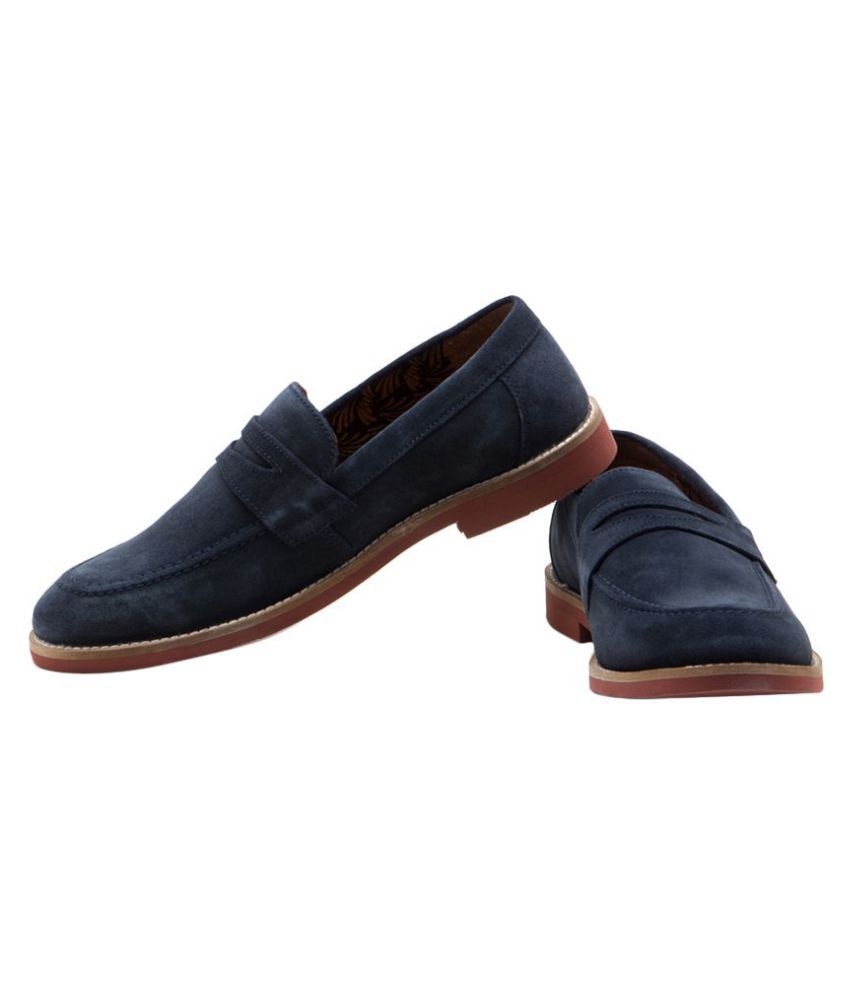 Red tape navy casual loafers clearance