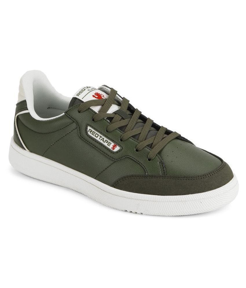 red tape olive casual sneakers