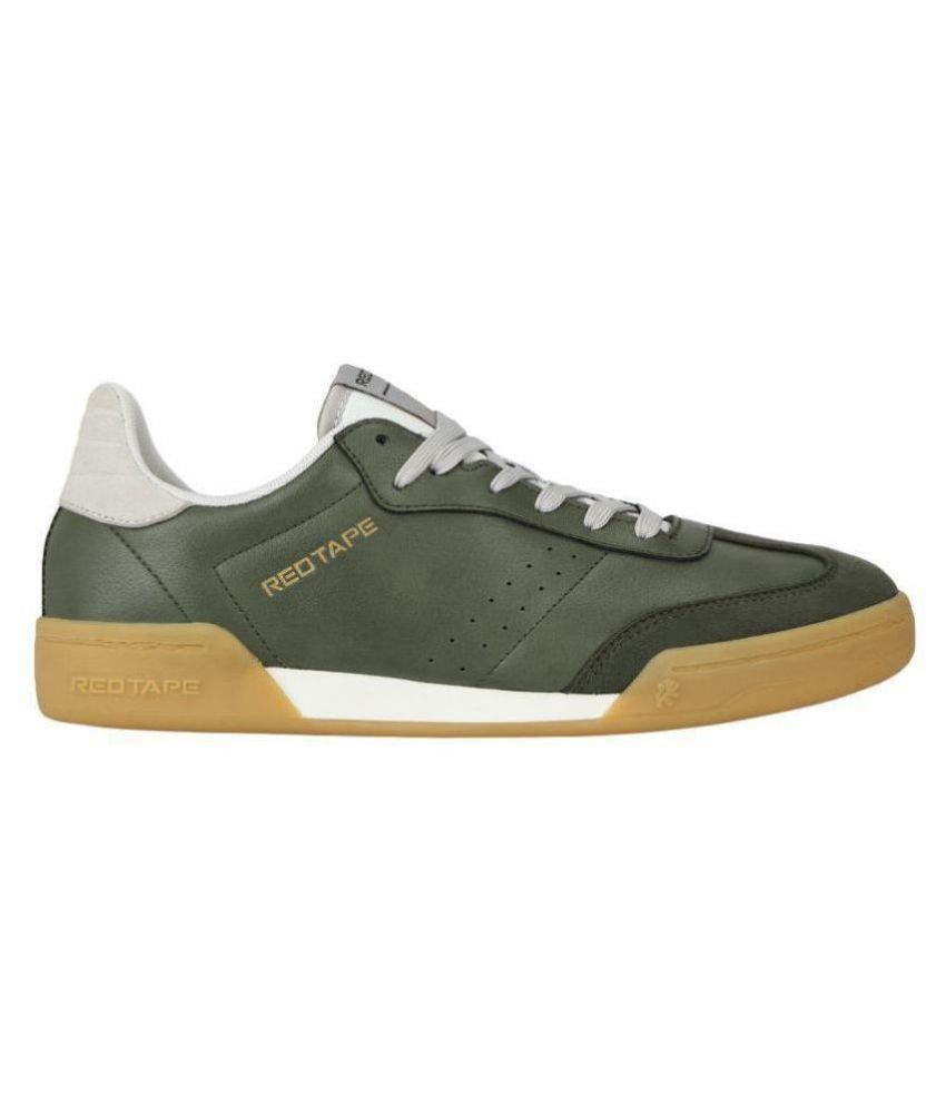 red tape olive casual sneakers