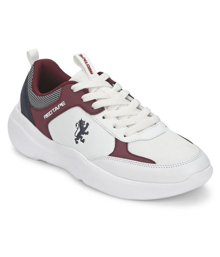 red tape white casual shoes
