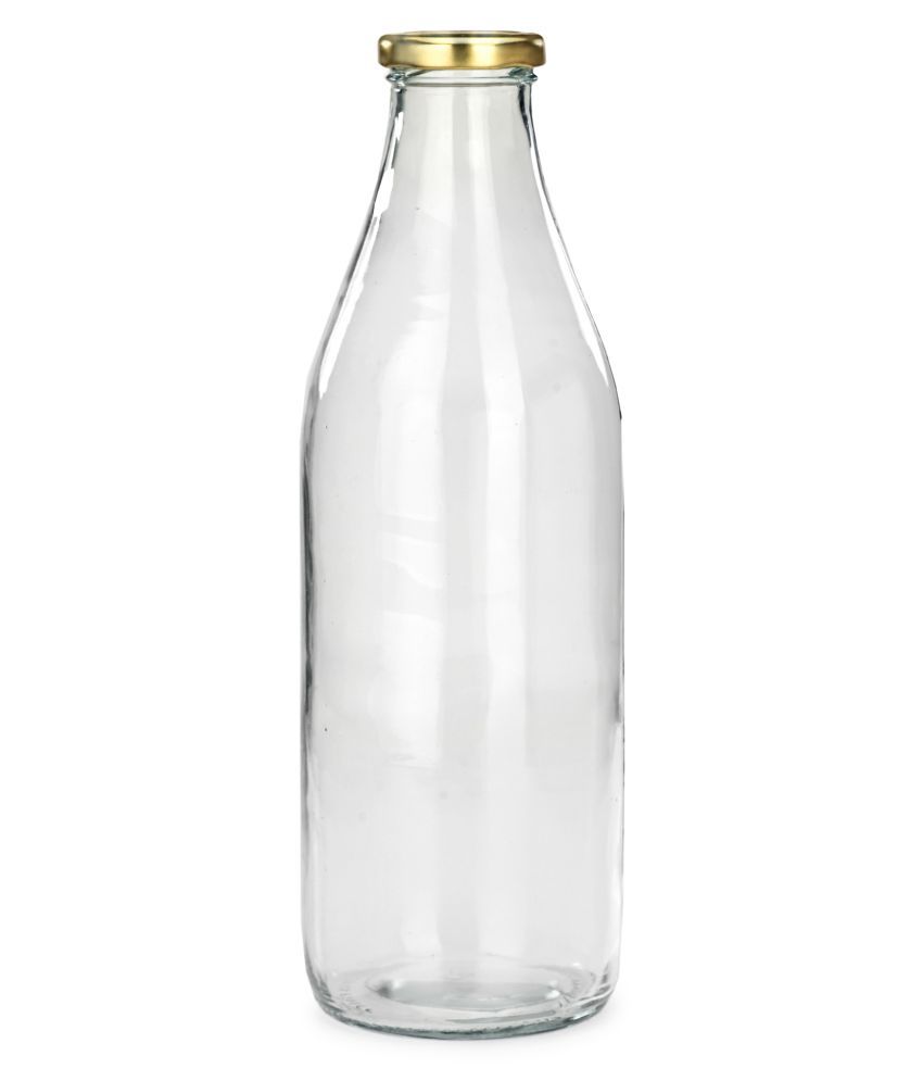     			Somil Glass Storage Bottle, Transparent, Pack Of 1, 1000 ml