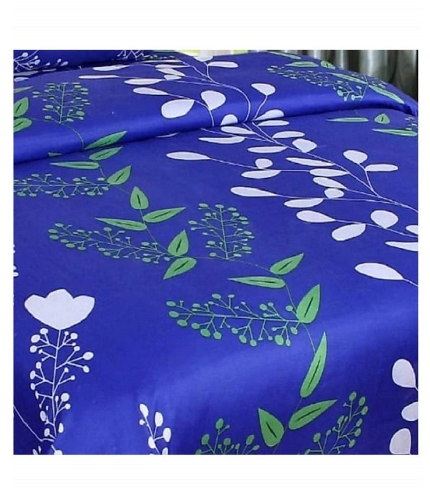 BM Creation Poly Cotton Double Bedsheet with 2 Pillow Covers Buy BM