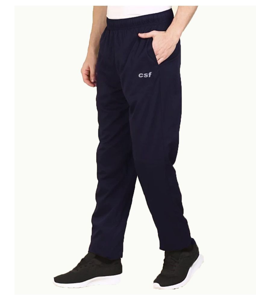 mens navy blue track pants