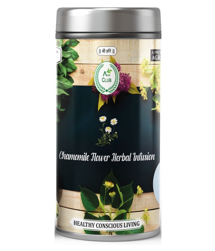 AGRI CLUB Black & Herbal Tea Powder CHAMOMILE FLOWER TEA 75 gm
