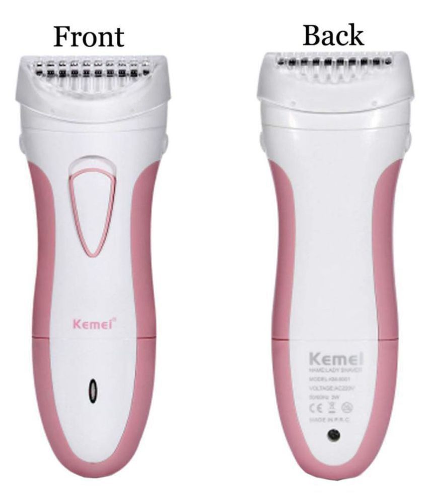 DE Razor for Under Arms, Bikini Line, Hands and Legs( Multi colour) Electric Razor 2 Blades 1