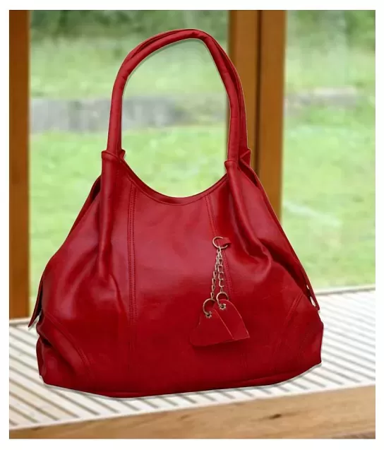 Pu Leather 9227 Red and Orange Modern Designer Ladies Bag at Rs  395.00/piece in Hyderabad