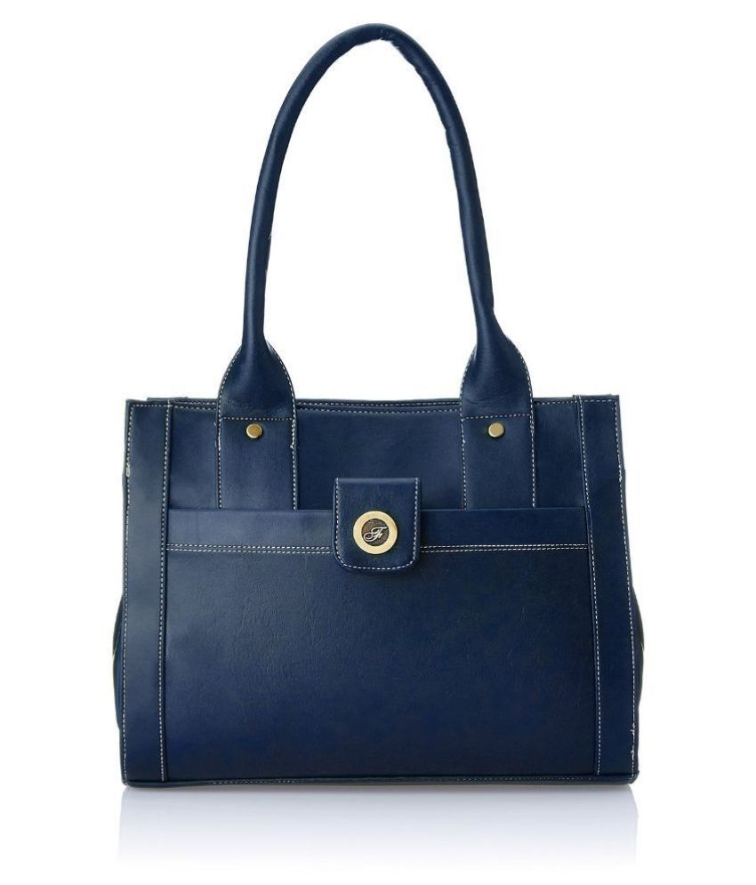     			Fostelo Blue Fabric Shoulder Bag