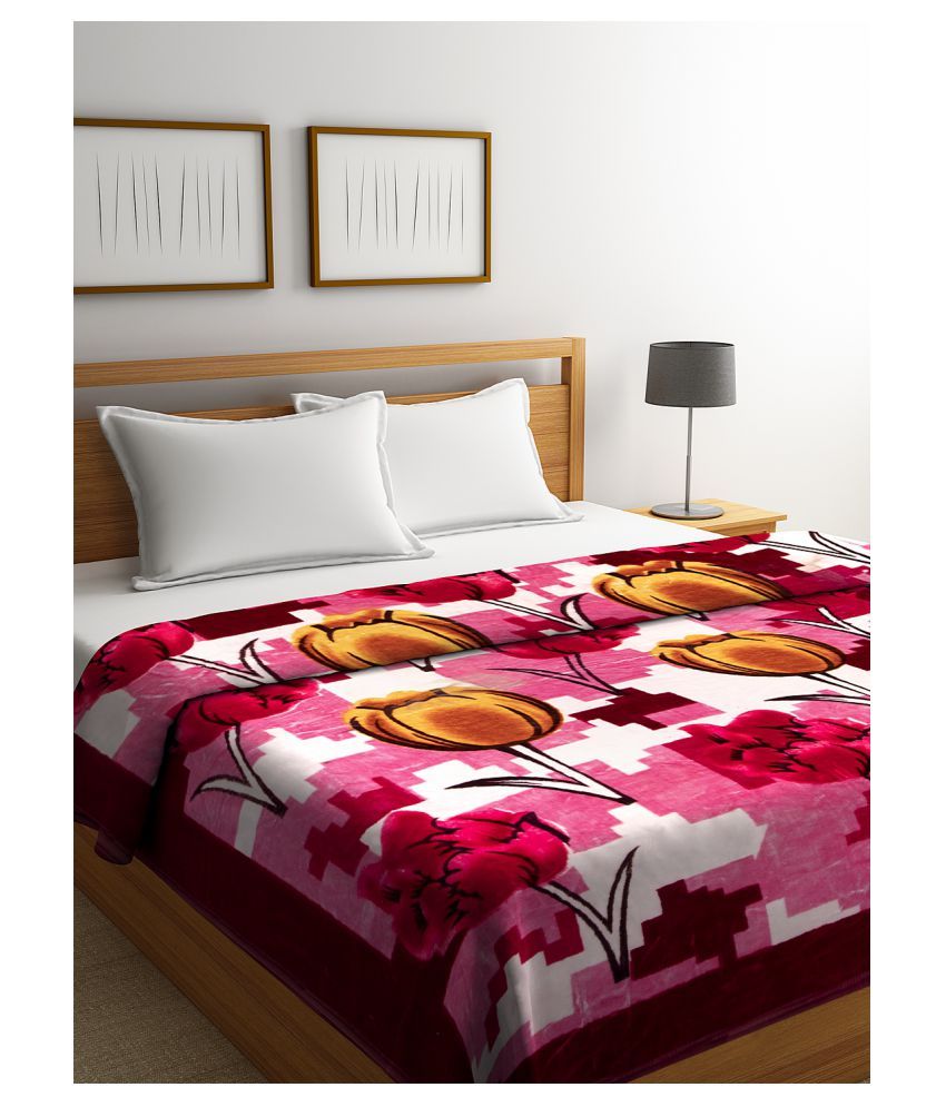 NEUDIS Queen Mink Floral Blanket Buy NEUDIS Queen Mink Floral Blanket