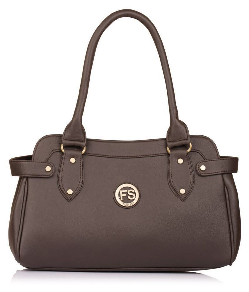     			Fostelo - Brown  PU Shoulder Bag