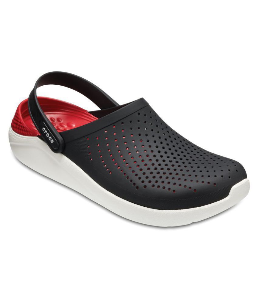 Crocs Black Croslite Floater Sandals 