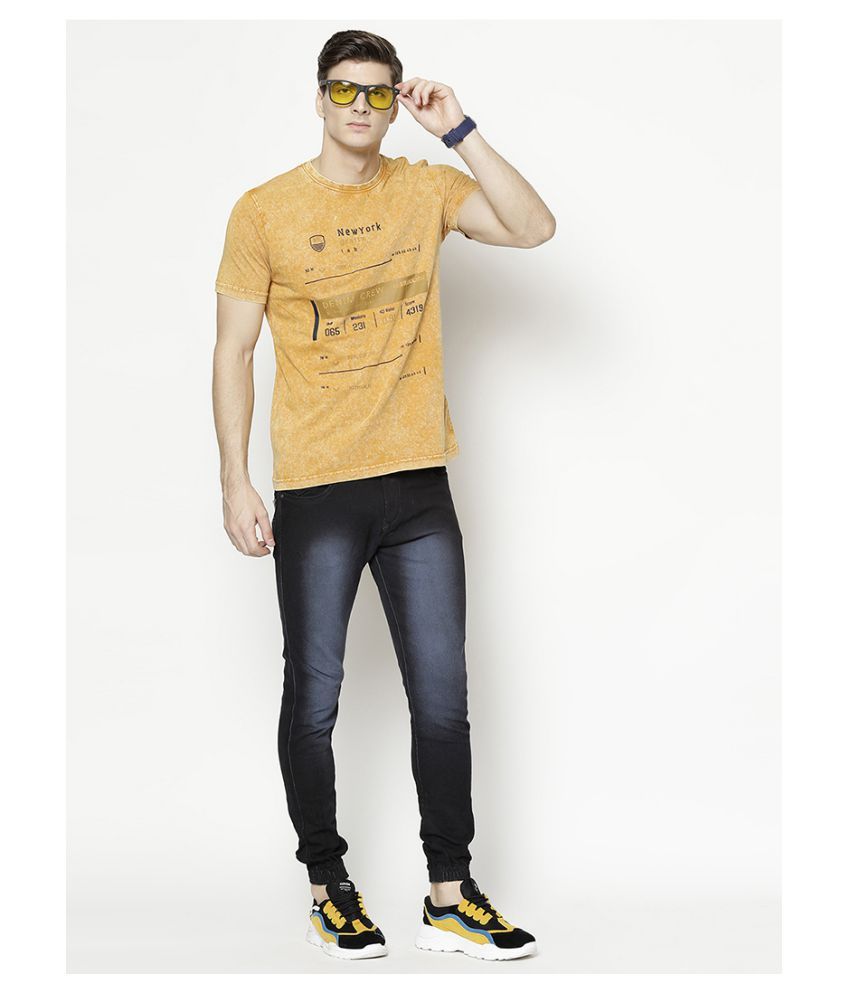lycra shirt yellow