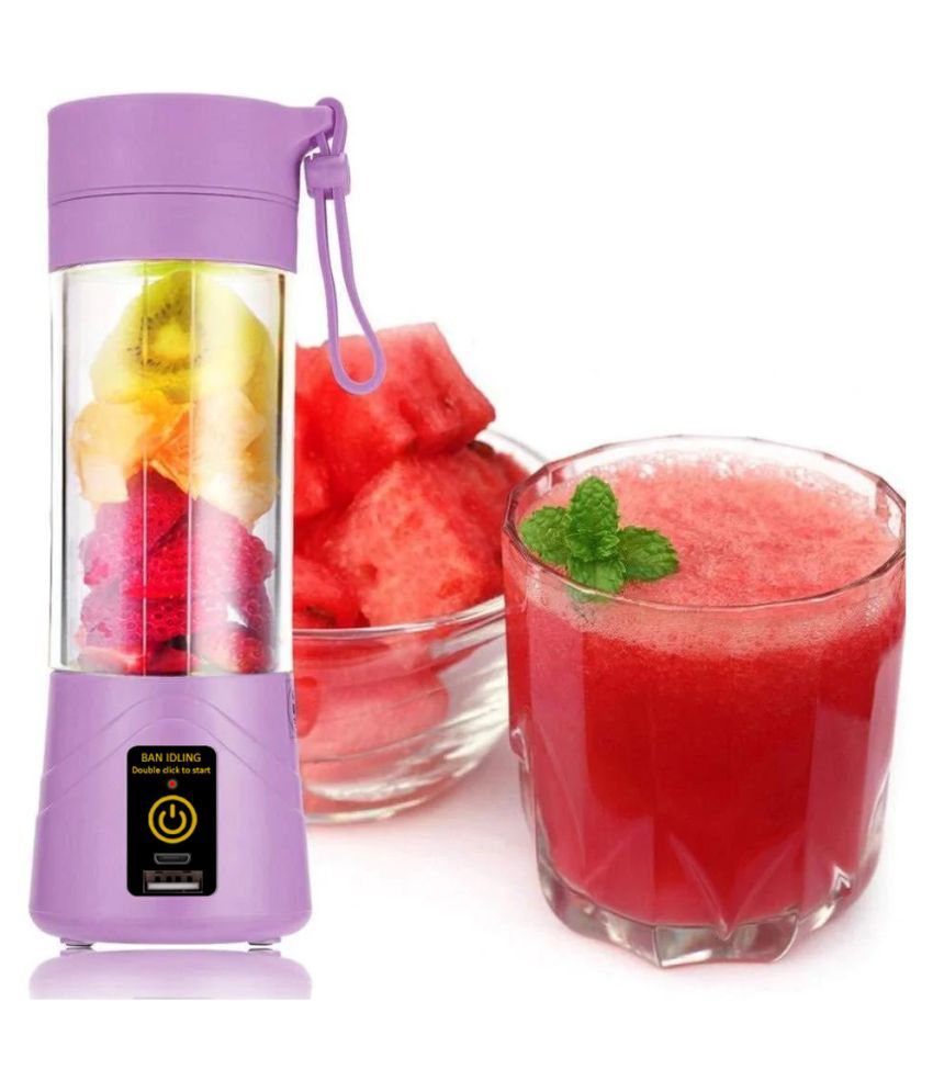 Triangle Ant Portable Juicer Blender with Inbuilt Power Bank (2000 mAh