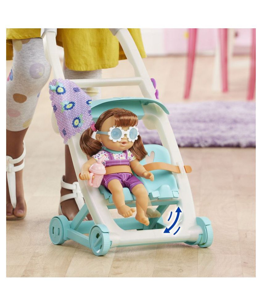 Baby Alive Littles by Baby Alive, Push ‚Äòn Kick Stroller, Little Lucy