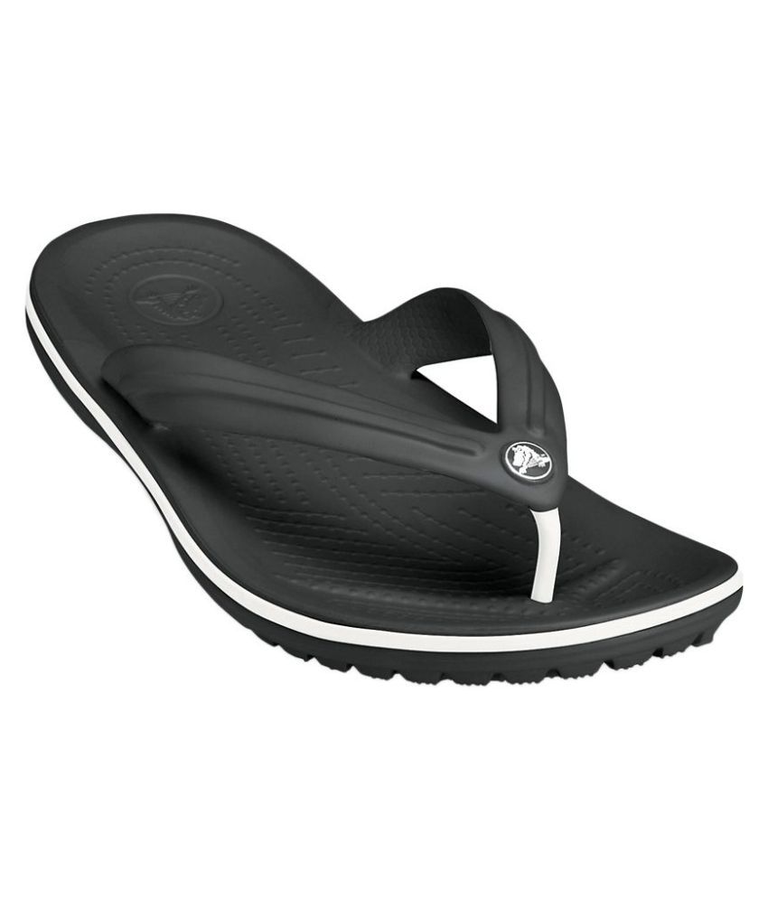 Crocs Black Slippers Price in India 