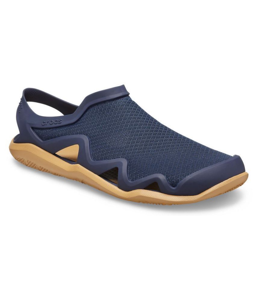 Crocs Swiftwater Blue Boys Sandal Price in India- Buy Crocs Swiftwater Blue Boys Sandal Online 