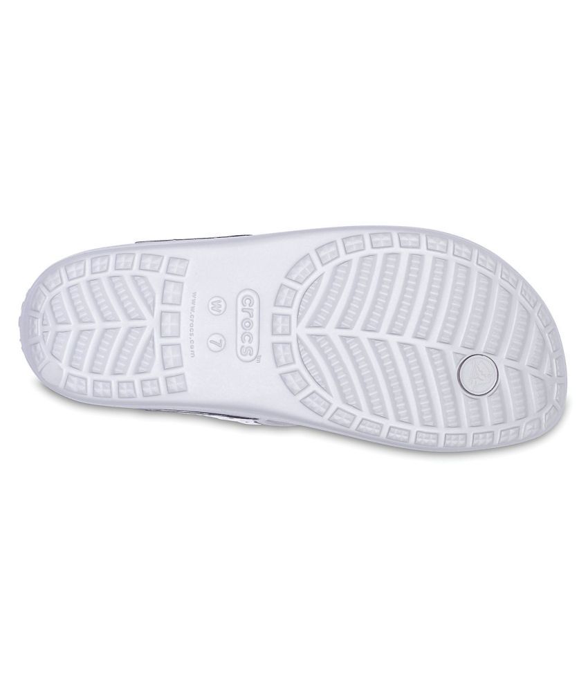 Crocs White Slippers Price in India- Buy Crocs White Slippers Online at ...