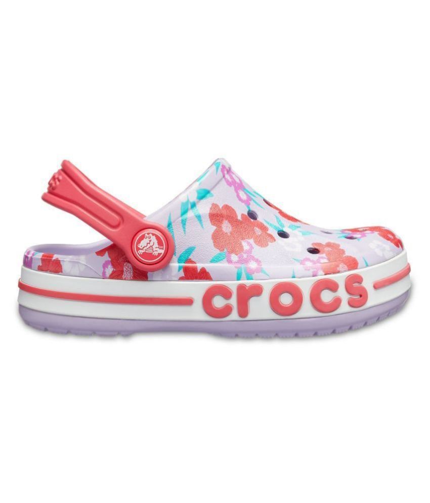 crocs bae clog purple